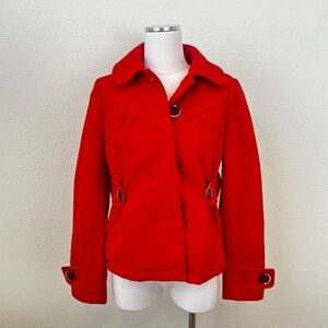 VNTG Anthro IDRA Wool Count The Stars Peacoat